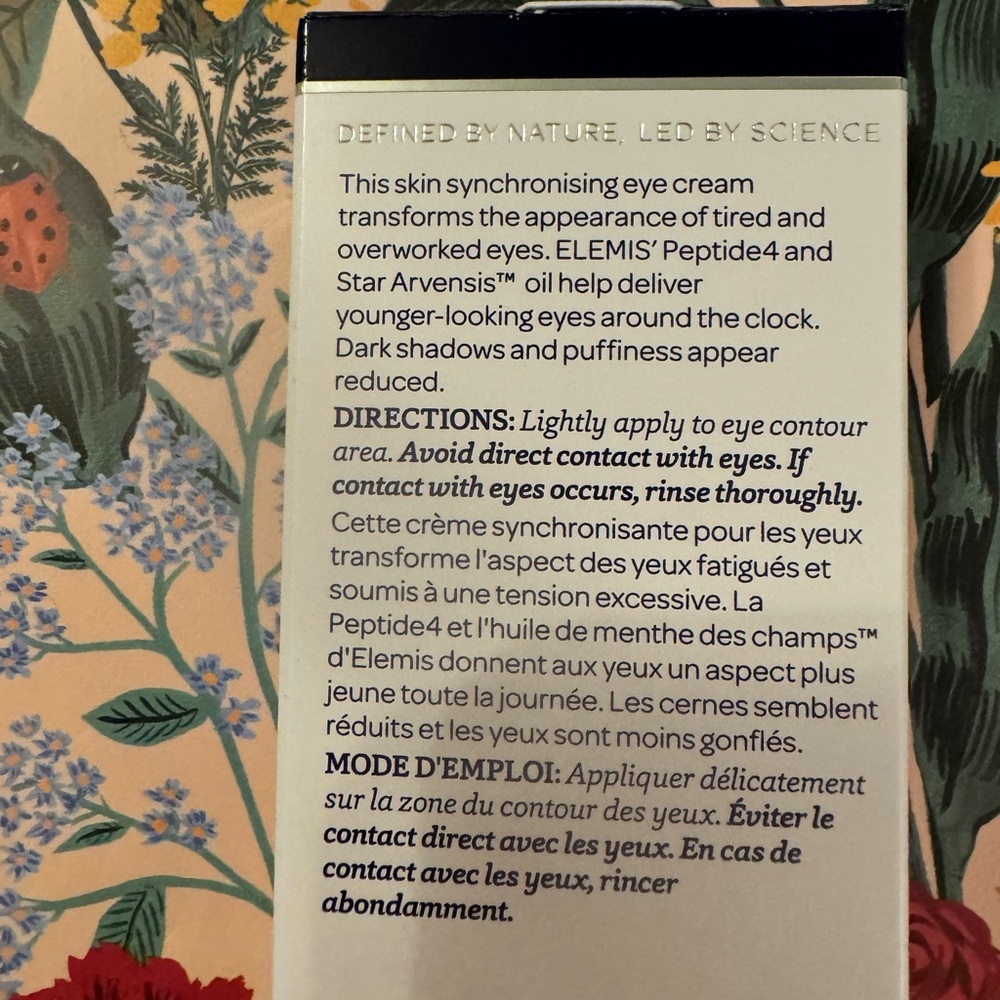NWT ELEMIS Peptide4 Eye Recovery Cream, Reviving Eye Cream, 0.5 Fl Oz - Picture 3 of 6